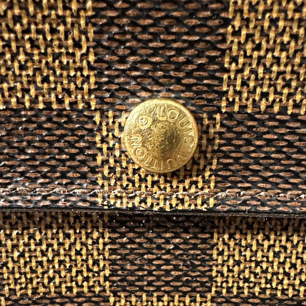 Louis Vuitton Damier Ebene Sarah long Wallet - Picture 13 of 13